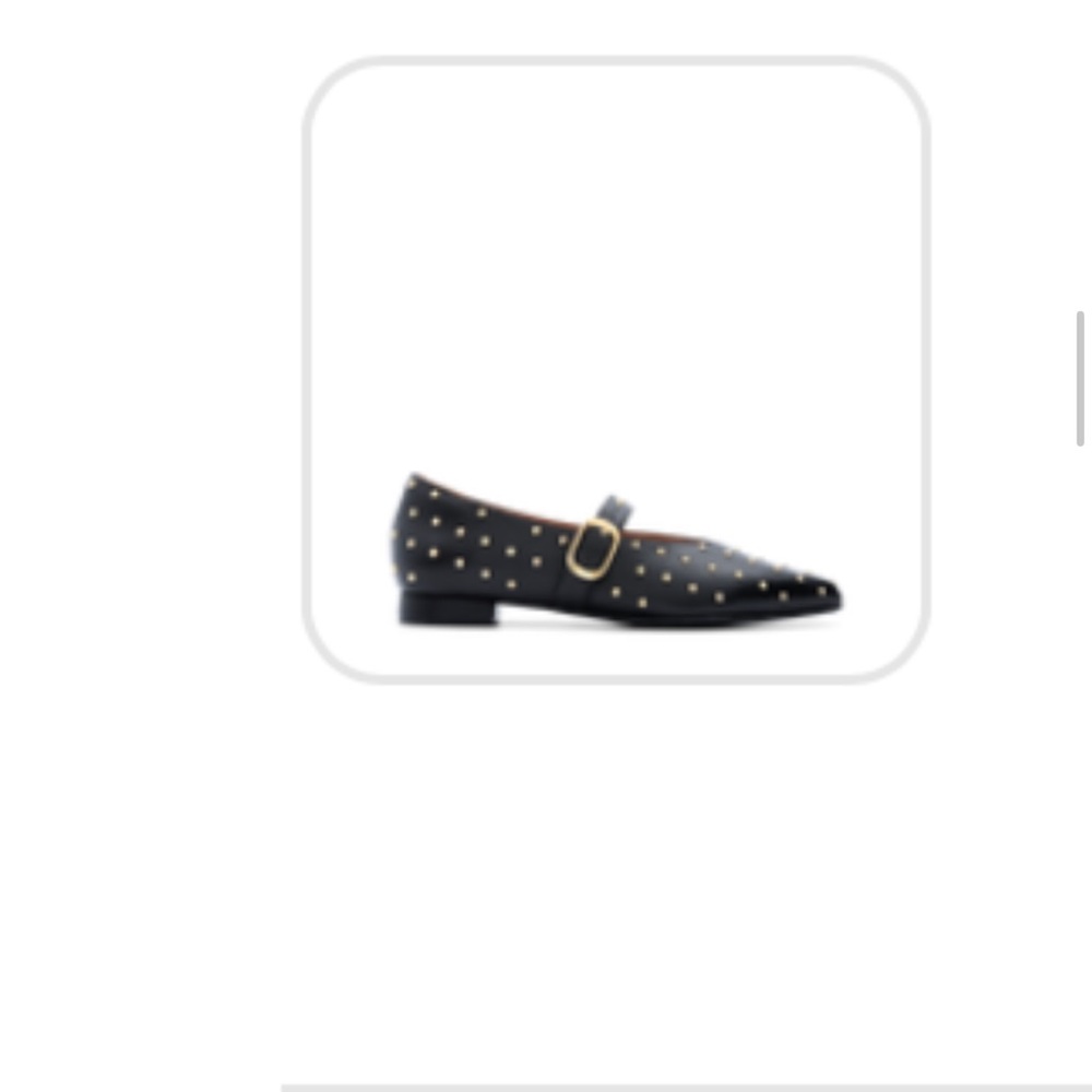 Bared Footwear Freira Black Leather & Hardware Ballet Flats - Picture 3 of 5